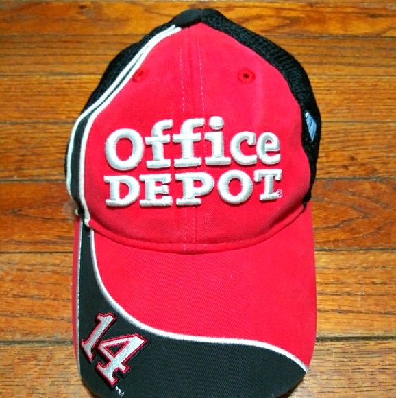 Vintage Tony Stewart #14 Office Depot Stewart-Haas Racing Embroidered Nascar Hat - Picture 1 of 5